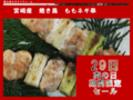 宮崎産若鶏　焼き鳥　ももネギ串　肉の日限定